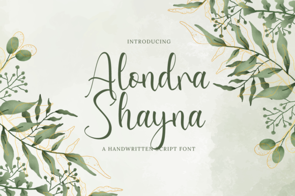 Alondra Shayna Font for Elegant Business Branding