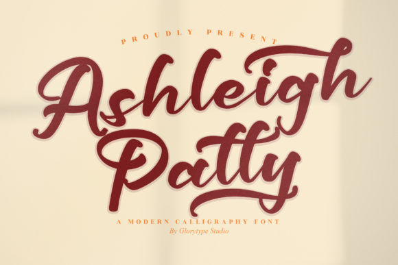 Ashleigh Patty: A Modern Calligraphy Typeface for Branding