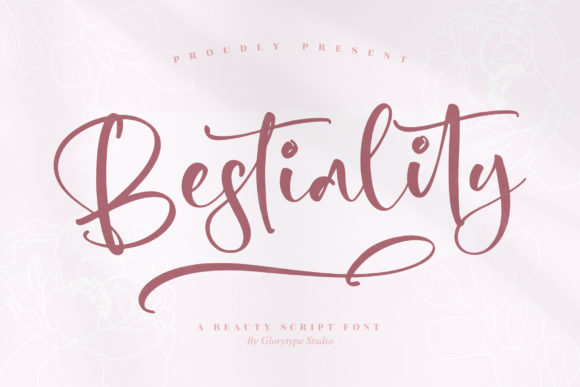 Bestiality Font for Modern Web Design