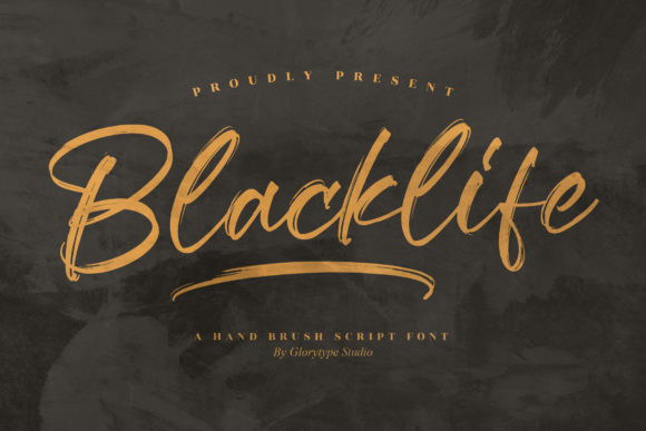 Blacklife: The Hand Brush Script Font for Polished Branding