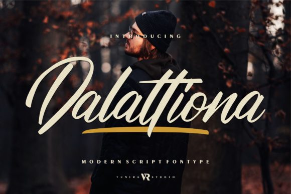 Dalattiona: A Dazzling Script Font for Campaigns