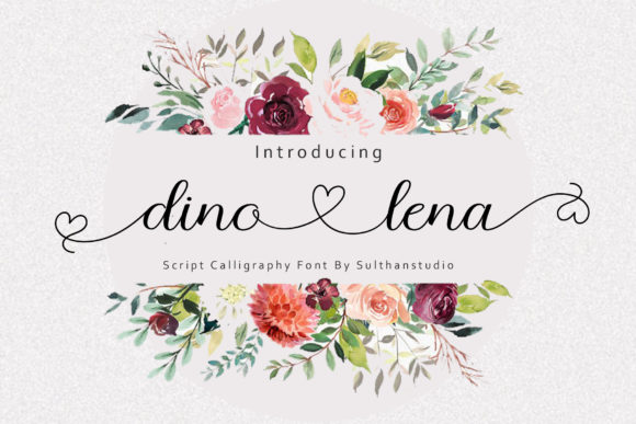 Dino Lena: The Delicate Script Font for Crafters