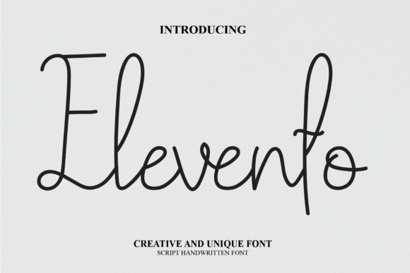 Elevento: The Elegant Script Font for Modern Brands