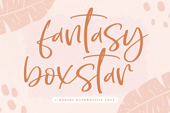 Fantasy Boxstar: A Dainty Script Typeface for Editorial Design