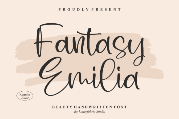 Fantasy Emilia: A Handwritten Font for Makers