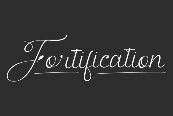 Fortification Font: A Vintage Script for Modern Branding