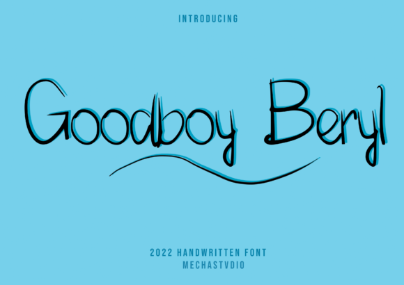 Goodboy Beryl: A Thin Script Font for Elegant Branding