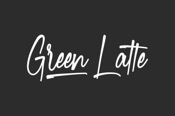 Green Latte Font: A Relaxed Script for Modern Branding