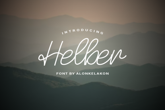 Helber: A Delicate Vintage Script Typeface