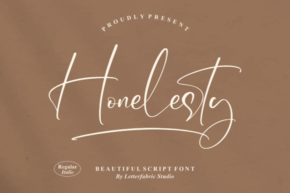 Honelesty: A Script Typeface for Digital Brands