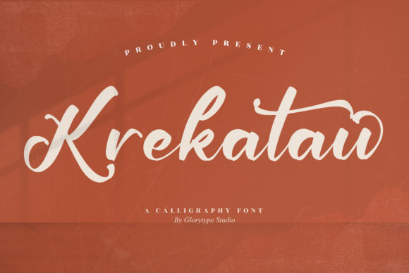 Krekatau: A Stylish Script Font for Web Design