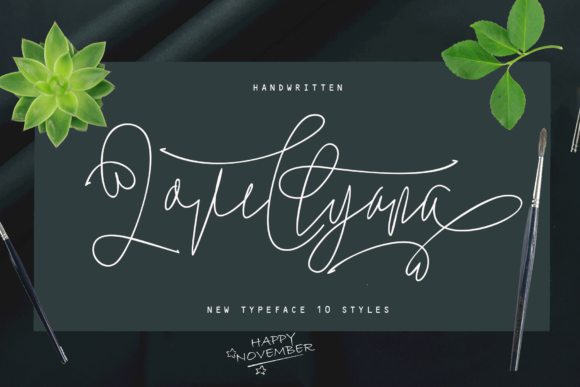 Lovellyana: A Slim Script Font for Elegant Editorial Design