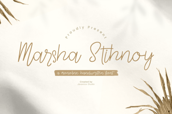 Marsha Stihnoy: A Script Font for Polished Branding