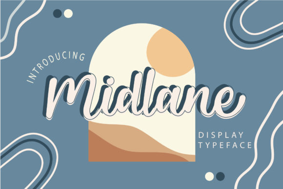 Midlane Script Font for Handmade Branding