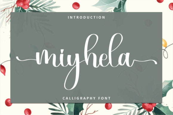 Miyhela: Elevate Your Brand with Elegant Script Fonts
