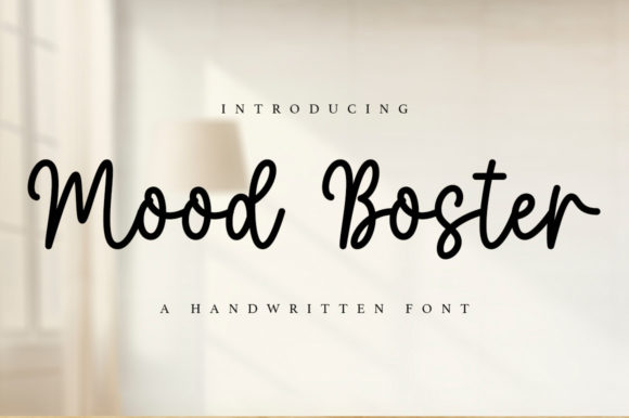 Mood Boster: The Elegant Script Font for Branding