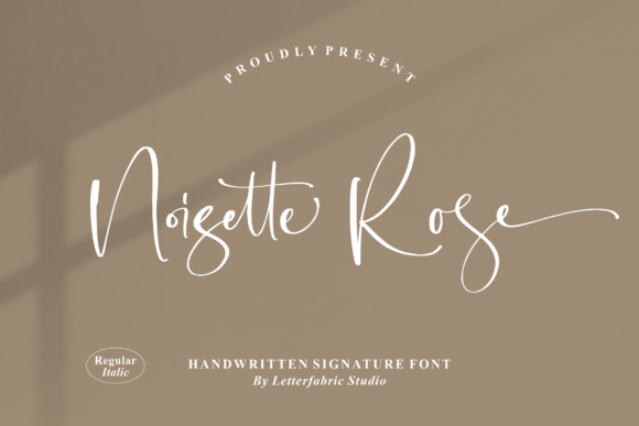 Noisette Rose: A Handwritten Signature Font for Editorial Design