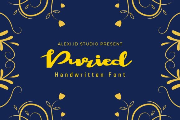 Puried: A Handwritten Typeface for Editorial Design