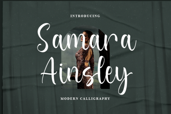 Samara Ainsley Font for Small Business Branding