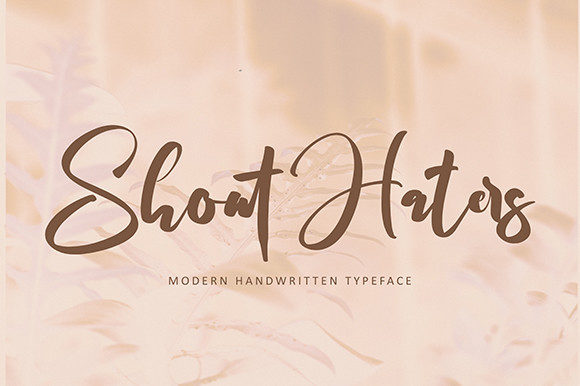 Shout Haters: The Script Font for Bold Branding