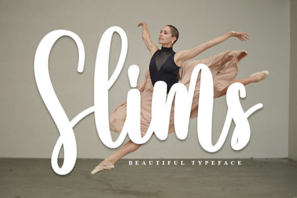 Slims: A Refined Script Font for Editorial Design