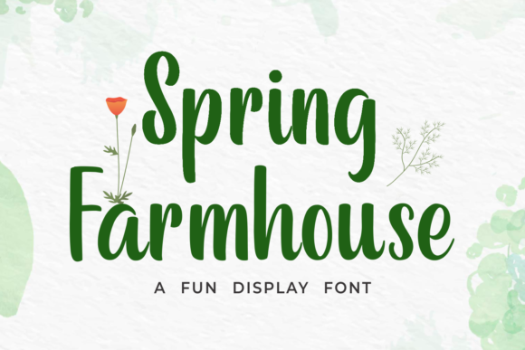 Spring Farmhouse Font Review for Marketers