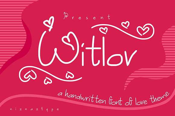 Witlov: A Slim Script Font for Elegant Branding