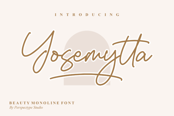 Yosemytta Typeface for Elegant Branding